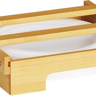 Bamboo Plate Dispenser - Item 1974